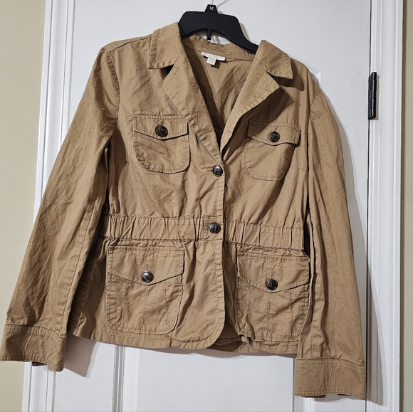 Charter Club Tan Utility Jacket - Picture 1 of 5